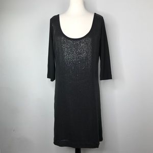COUTURE Ben De Lisi Scoop Neck Little Black Dress